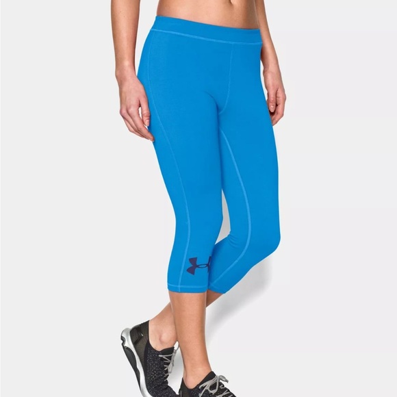 Under Armour Pants - Under Armour Blue Capri Leggings